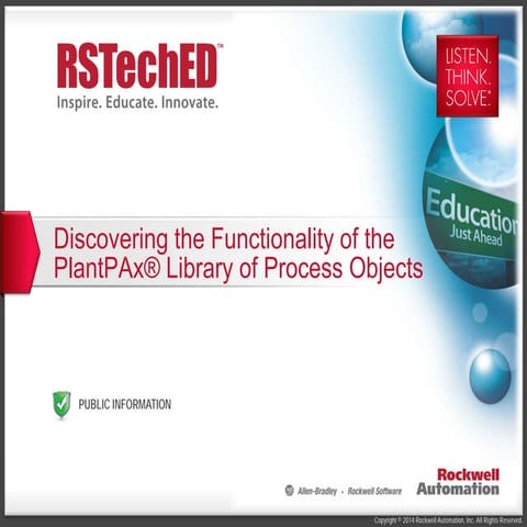 discovering the functionality of the plantpax library of process object140625...