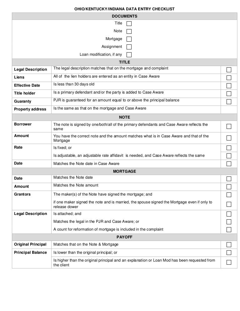 Complaint checklist rev. 2