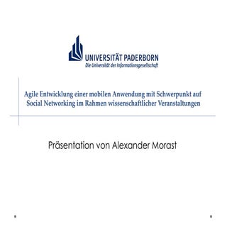 Präsentation der Bachelorarbeit