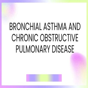 COPD vs Asthma. | PPTX