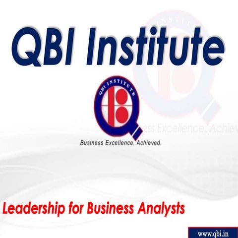 Leadership Skills for IT Business Analysts