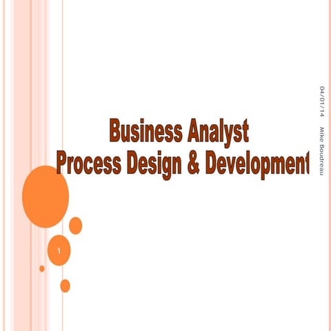 Ba process design  presentation