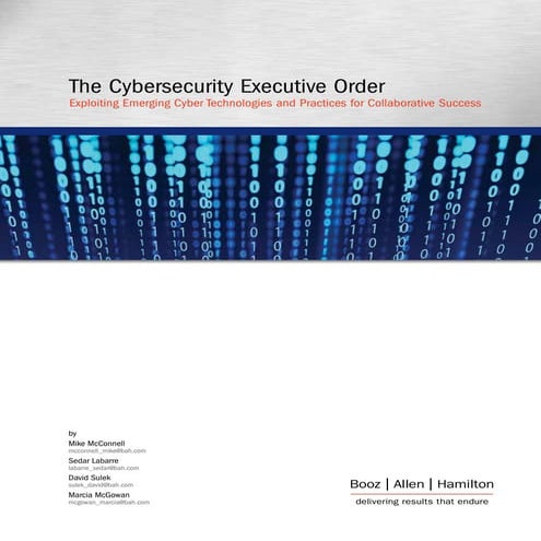 The Cybersecurity Executive Order