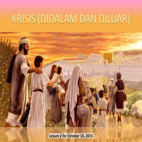 Krisis (Didalam dan Diluar)