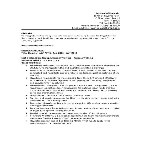 Generic Resume-Munira 1.2 16122013