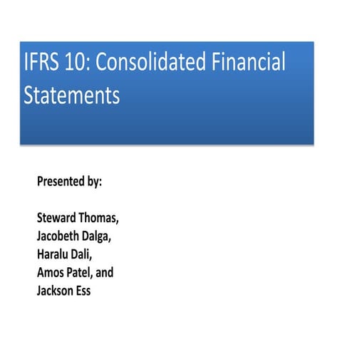 Ba 412  ifrs 10