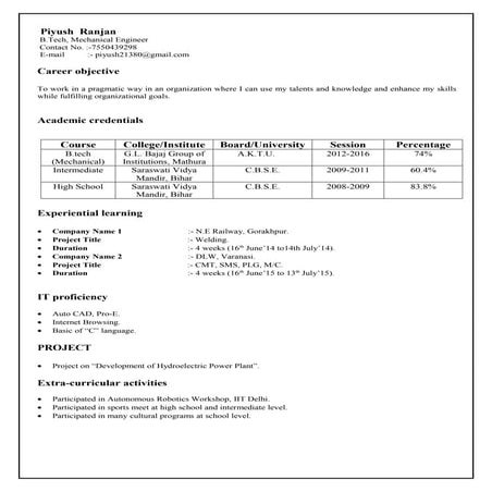 RANJAN RESUME 1 | DOCX