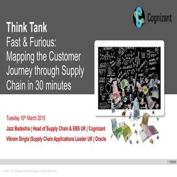 FF- SCM CX Journey Mapping Cognizant VC Summit