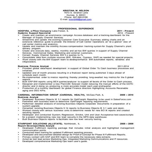 KNelson Resume
