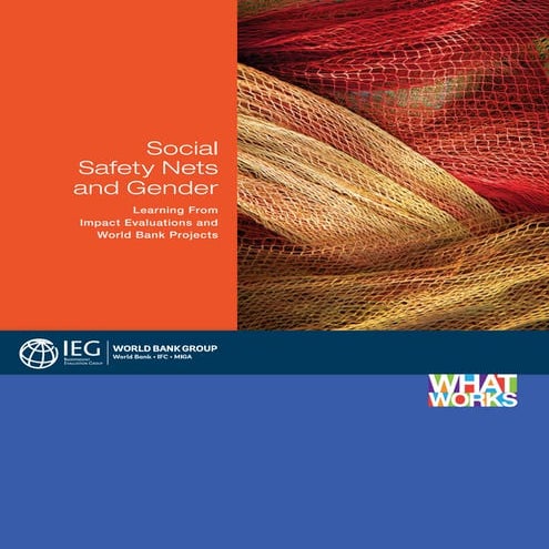 Social Safety Nets and Gender- Learning from Impact Evaluations and World Ban...