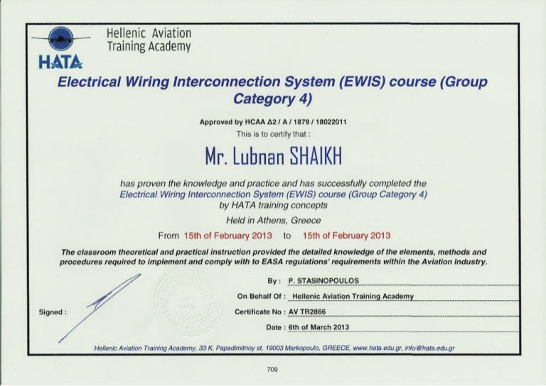 Aviation Electrical Wiring Interconnection System
