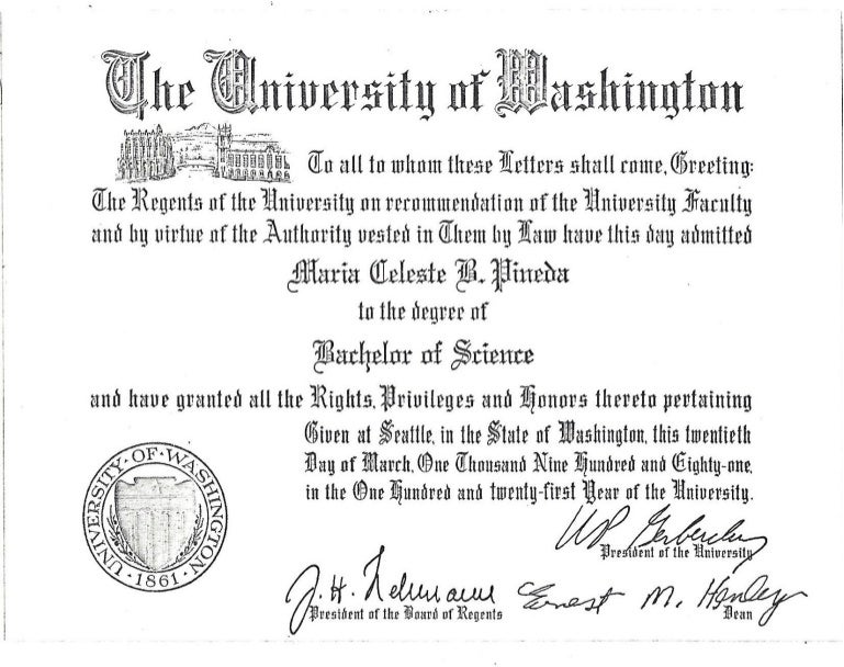 UW Diploma