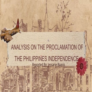 Reading of the Philippine History proclamation | PPTX