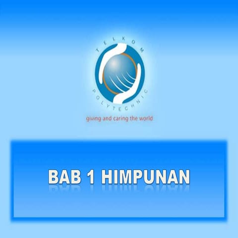Bab 1 himpunan