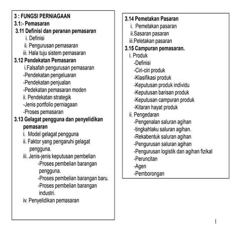 Bab 3 Fungsi Perniagaan