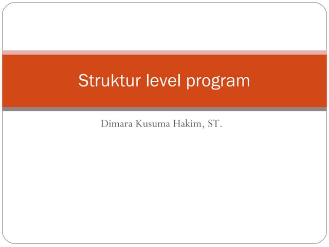 Struktur Level Program