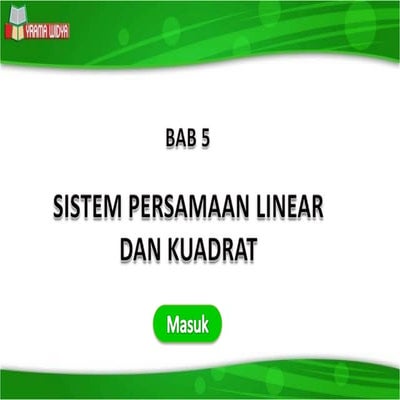 Bab 5-sistem-persamaan-linear-dan-kuadrat