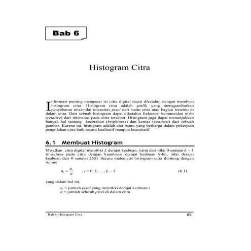 Bab 6 histogram citra