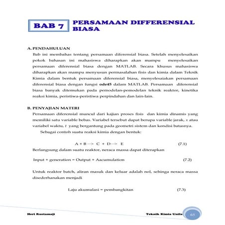 Bab 7-penyelesaian-persamaan-diferensial