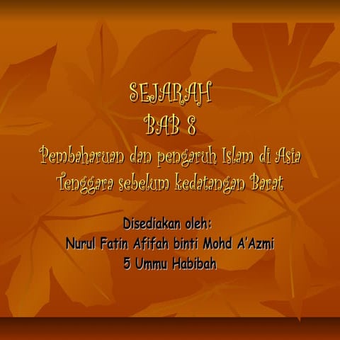 Bab 8-ting-4 Sejarah spm