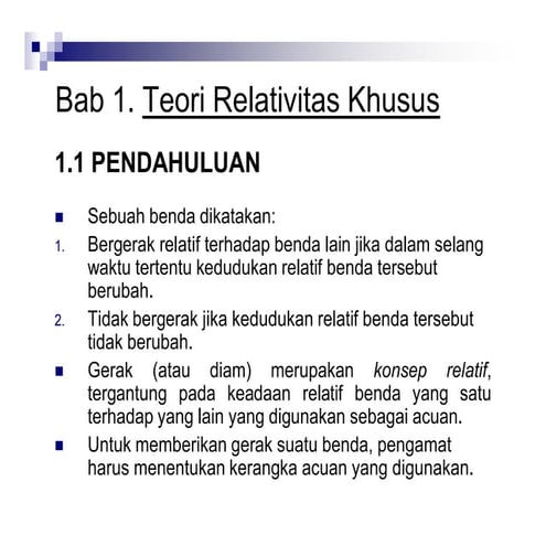 Bab i-teori-relativitas-khusus