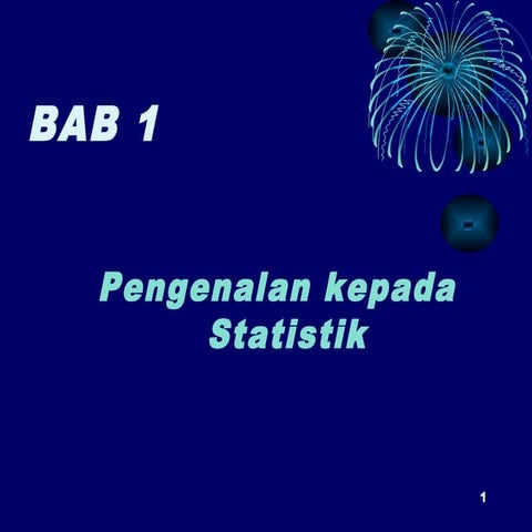 Statistik (Bab 1) 