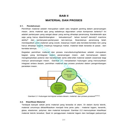 Bab 02 material dan proses