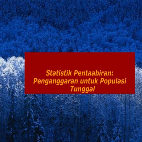 Statistik (Bab 6) 