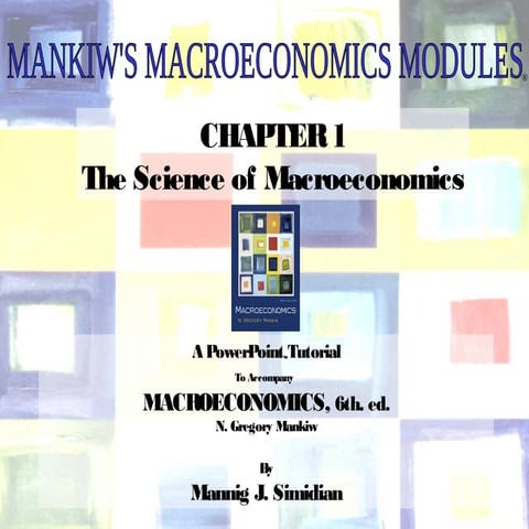 Mankiw's Macroeconomics Modules Chapter 1 