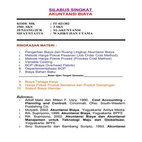 Bab 1   akuntansi biaya