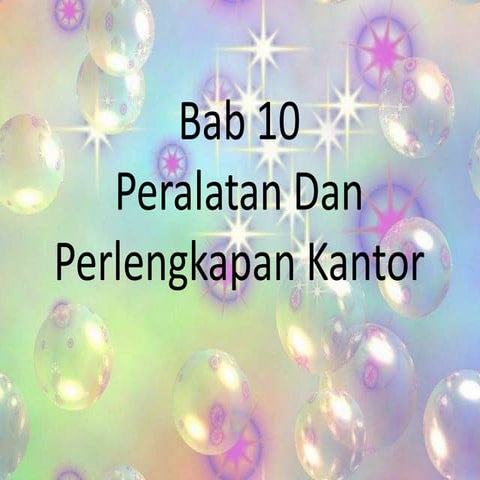 Peralatan dan Perlengkapan Kantor