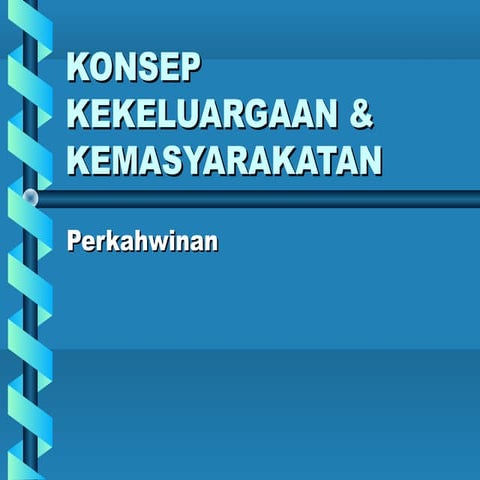 MPW1143 - Bab 10 konsep kekeluargaan &amp; kemasyarakatan