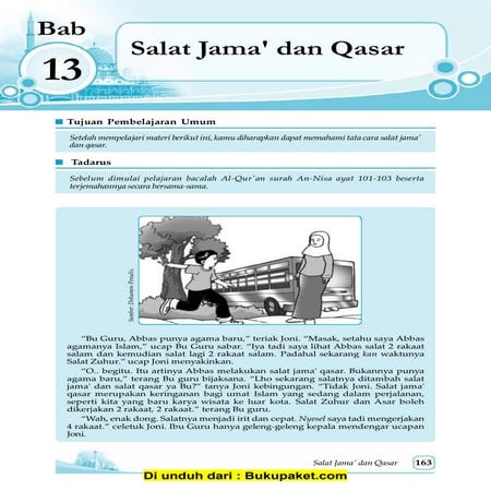 Bab 13 salat jama' dan qasar