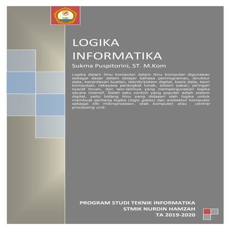 Bab 1 dasar dasar logika ta 2019