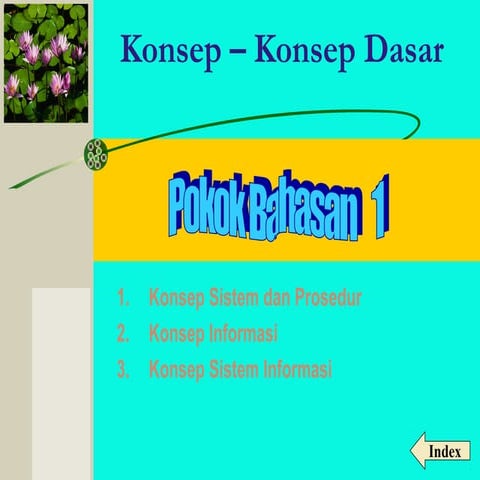 SISTEM INFORMASI Bab1 konsep dasar