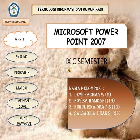Bab 2 "Cara Kerja Microsoft Power Point 2007"