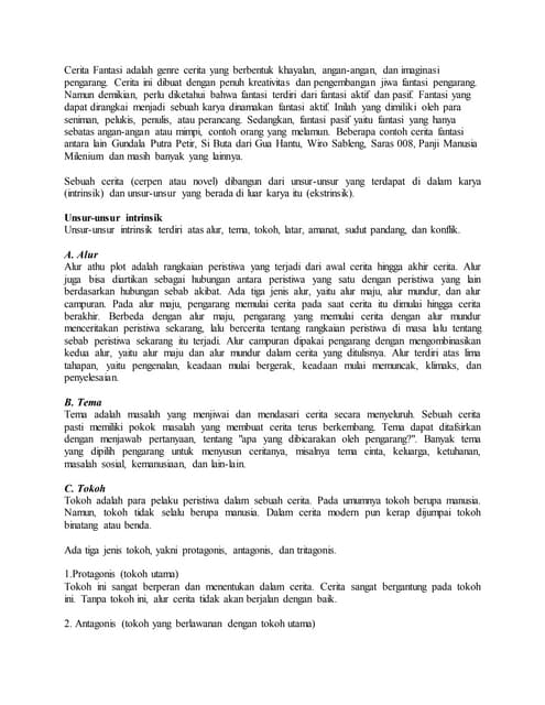 Cerita Tentang Kejadian Luar Biasa Aneh Dan Penuh Khayalan Disebut Bab 2 cerita fantasi