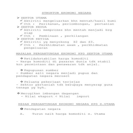 Bab 2 ekonomi malaysia (ea tingkatan 5)