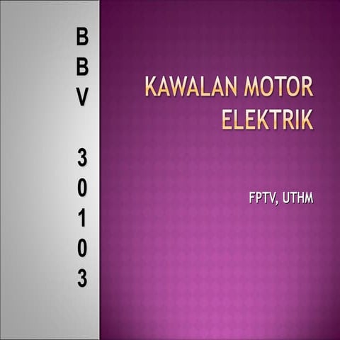 Bab 2 fungsi kawalan motor