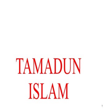 Bab 2 tamadun islam