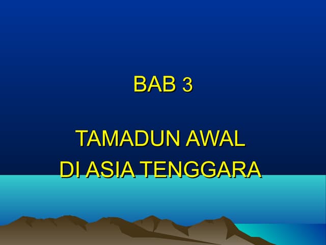 Sejarah kertas 3 bab 3