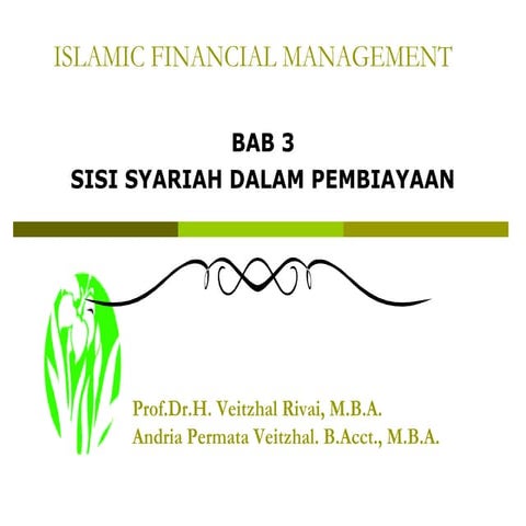 Bab 3 sisi syariah dalam pembiayaan
