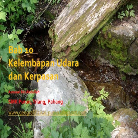 Bab 3 kelembapan udara dan kerpasan | PPTX