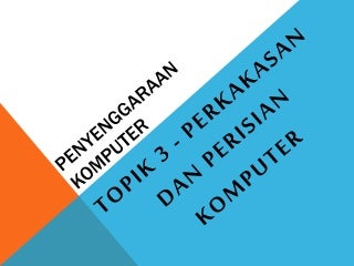 SSK1043 Senibina Komputer Bab 3d OS
