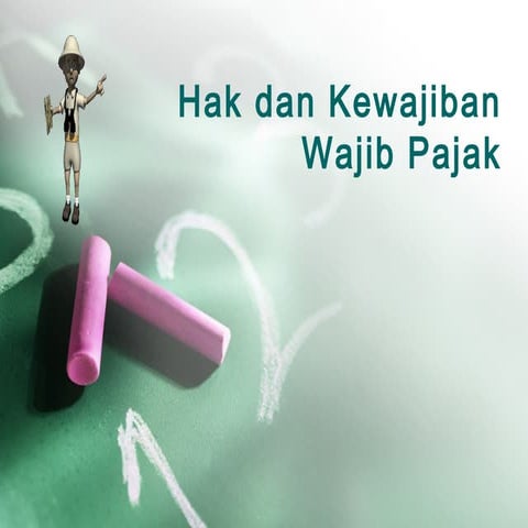 Hak dan Kewajiban Wajib pajak