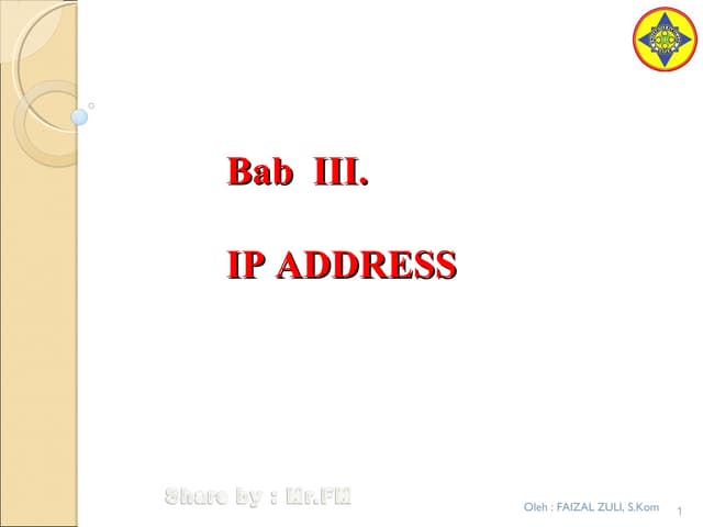 IP ADRESS (bab3)