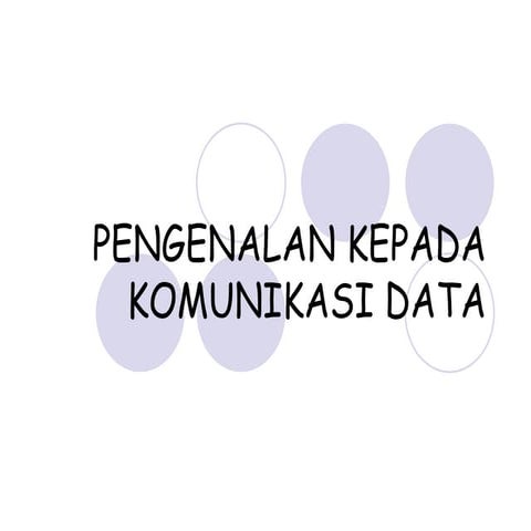 Bab 3 komunikasi data