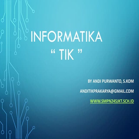 Materi INFORMATIKA - 6 TIK - Folder dan File.pptx