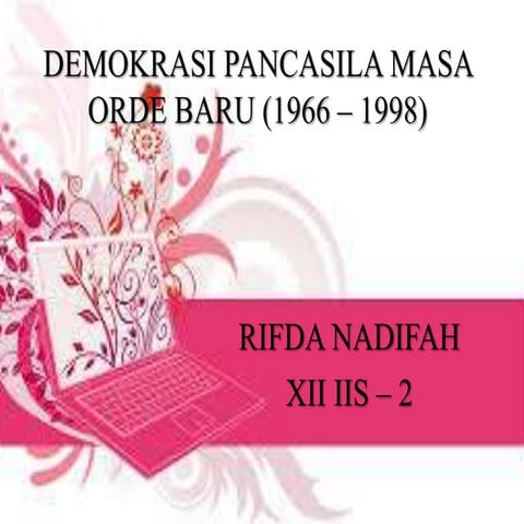 Demokrasi Pancasila Orde Baru (1966-1998)