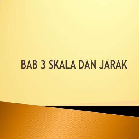 Bab 3 Skala Dan Jarak Pptx